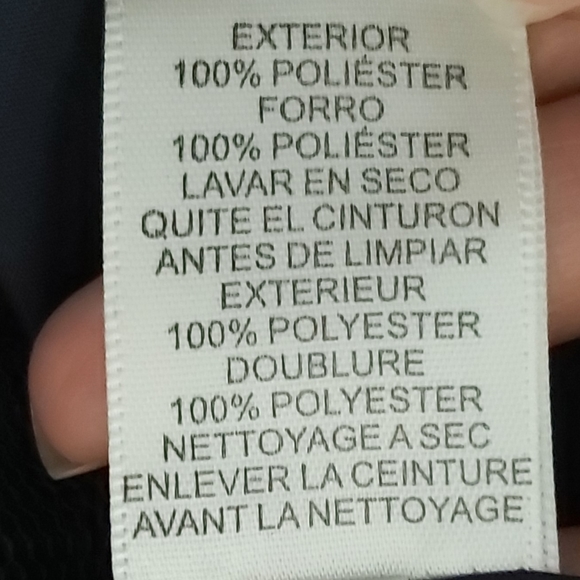 Eliza J ruffled V neck fit and flare midi dress sleeveless blue black - Picture 14 of 14